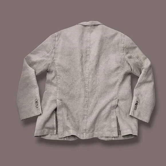 L.B.M. 1911 vintage made in Italy honeycomb textured blazer mens L/XL - Picture 3 of 13